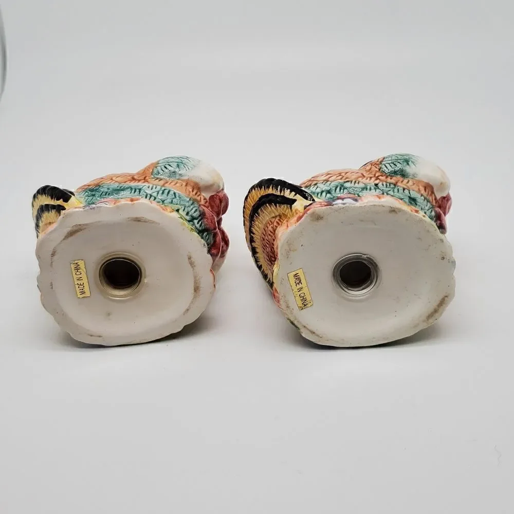 SALT AND PEPPER SHAKERS TURKEYS 3" TALL - Picture 3 of 5